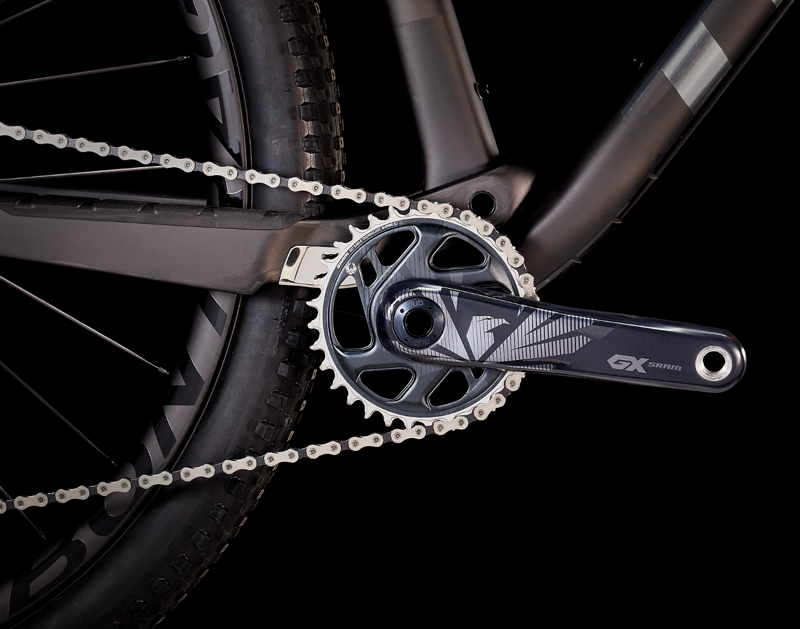 Trek Supercaliber 9.8 GX AXS Full Suspension Mountain Bike 2023 in Matte Carbon/Gloss Trek Black-8